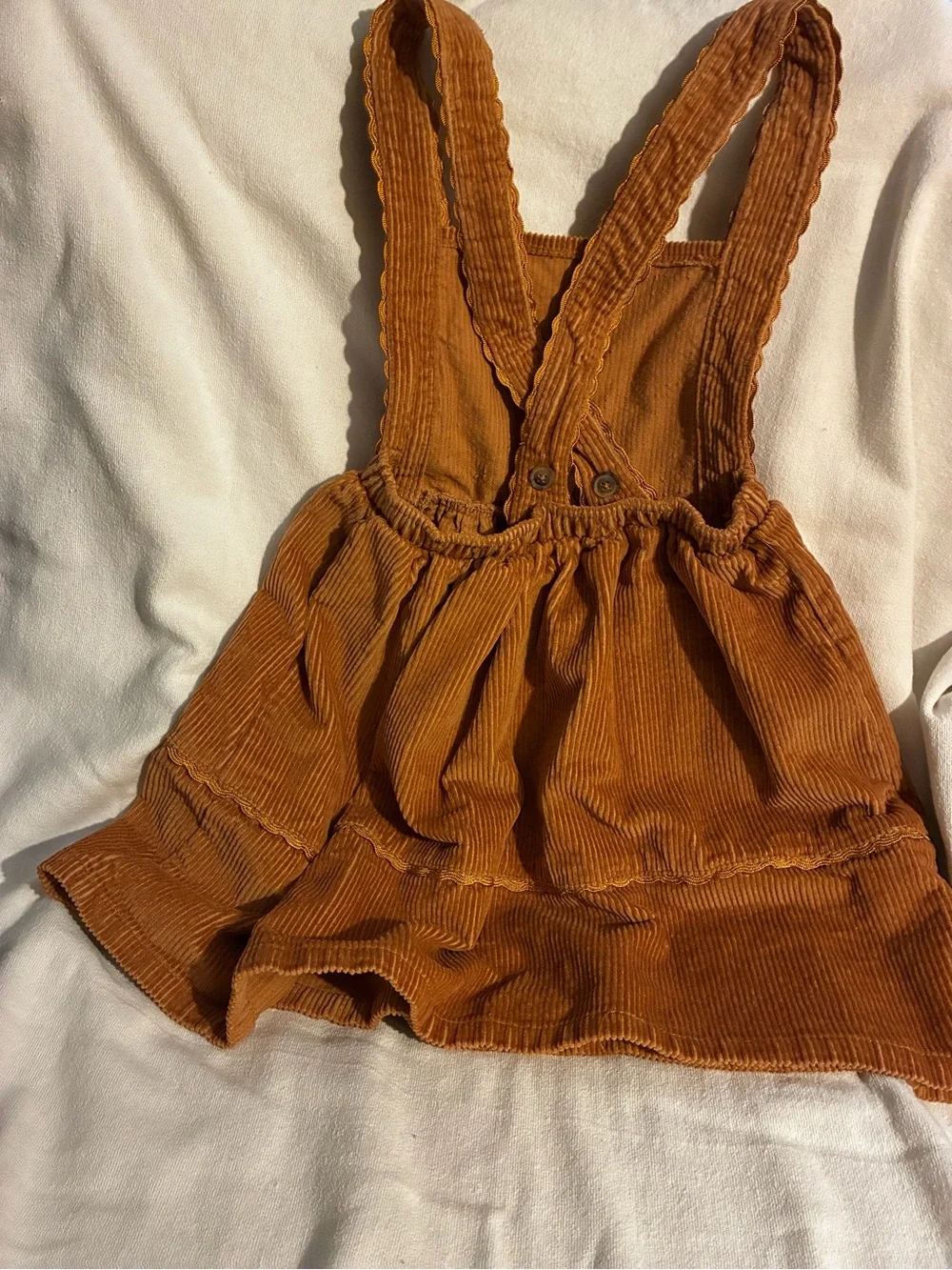 Tehari Girls Corduroy jumper skirt size 7